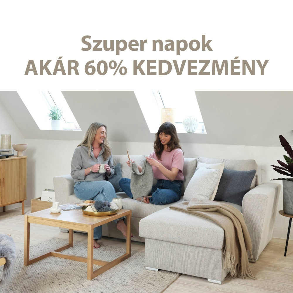 Szuper Napok - Akár 60% kedvezmény Szuper Napok - Akár 60% kedvezmény